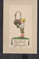 Prägepostkarte Fröhliche Pfingsten - Pfingsten
