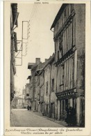 Carte Postale Ancienne Saint Loup Sur Thouet - La Grande Rue. Vieilles Maisons Du XVe Siècle - Saint Loup Lamaire