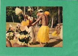 Papeete Tahiti  Couple Dansant  L' OTEA Carte Ecrite En 1974 Passage Du France Expédier D'Auckland Nouvelle Zélande - Tahiti