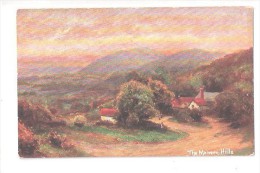 THE MALVERN HILLS Art Drawn Artist Postcard ON THE AVON SERIES Unused Picturesque POSTCARD - Autres & Non Classés