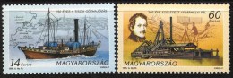 HUNGARY 1995 TRANSPORT Sea Vehicles SHIPS BOATS - Fine Set MNH - Nuevos
