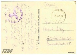 MARCOPHILIE POSTAL HISTORY Metz Martinsbahn Feldpost - Lettres & Documents