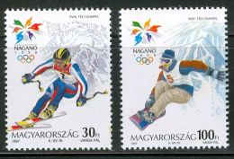 HUNGARY 1998 SPORT Winter Olympic Games NAGANO - Fine Set MNH - Unused Stamps