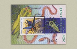 HUNGARY 2004 FAUNA Hungarian Animals INSECTS BEETLE SNAKE - Fine S/S MNH - Nuevos