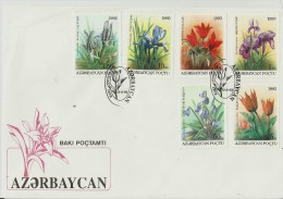 =ASERBAIDSCHAN 1993 FDC Blumen,flover - Azerbaïdjan