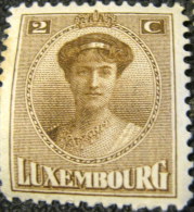 Luxembourg 1921 Grand Duchess Charlotte 2c - Mint - 1921-27 Charlotte Di Fronte