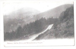 Malvern JUBILEE DRIVE & WORCESTERSHIRE BEACON Vintage Postcard Worcestershire -  Used 1907 WITH STAMP - Andere & Zonder Classificatie