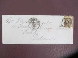 14 Avril 1871 30c Bordeaux Brun Y&T 47 Sur Belle Lettre Pour L'Irelande TB -  Cote: 550euros - 1870 Ausgabe Bordeaux