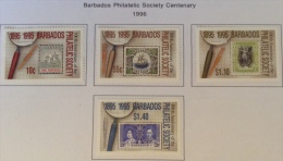 Barbados 1996 Sc 909/912 Mi 893/896 Mint No Gum - Barbados (1966-...)