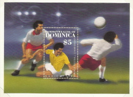 Dominica 1986 FIFA World Cup Mexico, Souvenir Sheet MNH - Dominique (1978-...)