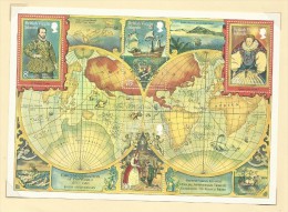 British Virgin Islands 1980 Drake 400th Anniversary Of Circumnavigation Of The World Souvenir Sheet - Britse Maagdeneilanden