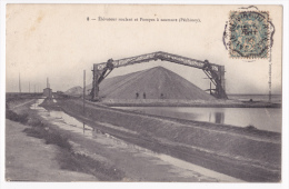 Salin De Giraud - Elévateur Roulant Et Pompes à Saumure (Péchiney) Circulé 1905, Cachet Convoyeur Ligne Salin/Arles - Other Municipalities