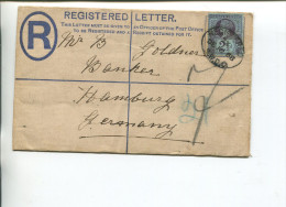 (PF 590) England To Germany Regitered Cover Posted In 1888 - 2 1/2d - Briefe U. Dokumente