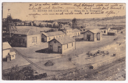 Mines De Carmaux - Siège De La Tronquié (deux Puits, Batiments, Voies Ferrées Et Wagonnets) Circulé 1930 - Carmaux