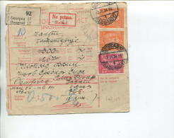 (PF 560) Yugoslavia Document With Stamps - Registered - 1934 - Covers & Documents