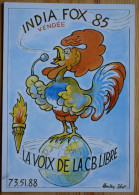 Carte QSL (?) - India Fox 85 Vendée - La Voix De La CB - Donkey Shot - (n°2161) - CB-Funk