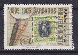 Barbados 1995 Mi. 895     1.10 $ Philatelic Cociety Stamp On Stamp - Barbados (1966-...)