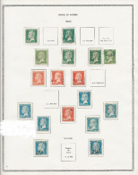 FRANKREICH France 1923-1924 Type Louis Pasteur Small Specialized Lot Of Various Color Shades */o - 1922-26 Pasteur