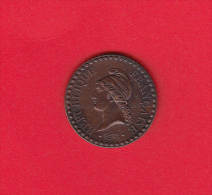1 Centime Dupré - 1848 A En TTB - A. 1 Centime