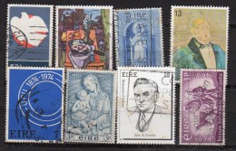 Lot 8 Timbres  - Oblitéré  -  - IRLANDE - Colecciones & Series