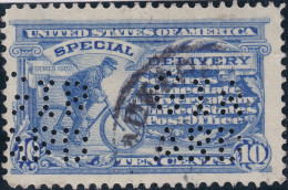 USA 1902 Mi# 152 Eilboten Perfin - Perforados