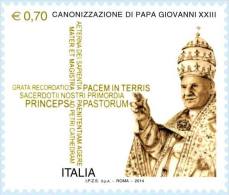 # ITALIA ITALY - 2014 - Canoniz. Papa San Giovanni XXIII - Pope - Stamp MNH - 2011-20: Mint/hinged