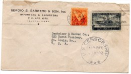 Cuba 1944 Cover Mailed To USA - Briefe U. Dokumente