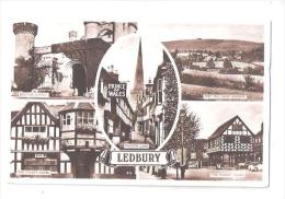 RP LEDBURY MULTIVIEW HEREFORDSHIRE SHOWS EASTNOR CASTLE PUBS ETC UNUSED - Herefordshire