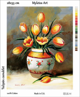 New Tapestry, Gobelin, Picture, Print, Floral Still Life, Tulip Bouquet - Andere & Zonder Classificatie