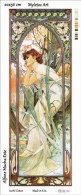 New Tapestry, Gobelin, Picture, Print, Mucha, Evening, Woman - Autres & Non Classés