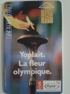 Télécarte 50 - Yoplait, La Fleur Olympique - 1990 - 1990