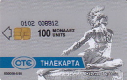 Telefonkarte Griechenland  Chip OTE   Nr.16  1993  0102  Aufl. 600.000 St. Geb. Kartennummer  008912 - Griechenland