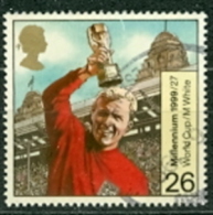 Grossbritannien 1999 Mi. 1810 Gest.  Millenium World Cup Fussball Weltmeisterschaft 1966 M.White - 1966 – England