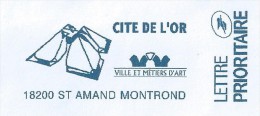 LETTRE SAINT AMAND MONTROND Thème Orfèvrerie, Bijouterie.Or - Andere & Zonder Classificatie