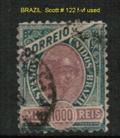 BRAZIL   Scott  # 122 F-VF USED - Usados