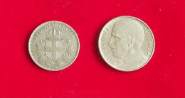 Monnaie 2 Pièces Italie 20 Cent  1919 Régno D'italia  Et 50 Cent 1920 - Other - Europe