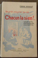 De P'tit Z'à P'tit La Vie….. Chacun La Sien – Couarails Chroniques Souvenirs - Languedoc-Roussillon