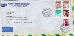 1968 Carta Aérea Brasil Sao Paulo  1985 - Airmail