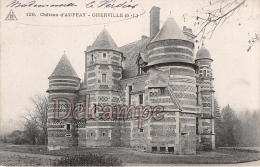 76 - Auffay -  Le Château D'Auffay  - Oherville - Seine Inférieure - Dos Vierge - 2 Scans - Auffay