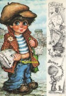 CPSM ENFANT ILLUSTRATEUR ** SEMI MODERN ARTIST SIGNED CHILDREN CARD ** MICHEL THOMAS - Dessins D'enfants