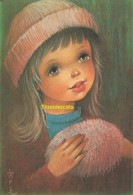 CPSM ENFANT ILLUSTRATEUR ** SEMI MODERN ARTIST SIGNED CHILDREN CARD **  LOPEZ - Dessins D'enfants