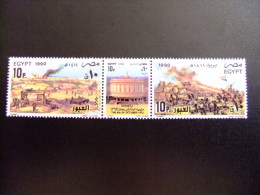 EGIPTO -EGYPTE - EGYPT - UAR - 1990 Yvert Nº 1410 / 1412 ** MNH - 17 ANNIVER. DE LA TRAVERSÉE DU CANAL DE SUEZ - Nuevos