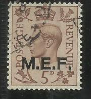 COLONIE OCCUPAZIONI STRANIERE MEF 1943 - 1947 M.E.F. 5 P USED - Britische Bes. MeF