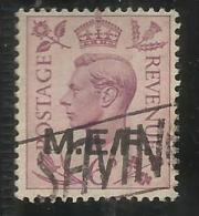 COLONIE OCCUPAZIONI STRANIERE MEF 1943 - 1947 M.E.F. 6 P USED - Ocu. Británica MEF