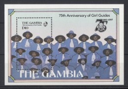 Gambia - 1985 Scouts Block MNH__(TH-3168) - Gambia (1965-...)