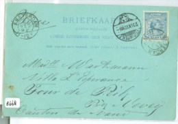 HANDGESCHREVEN BRIEFKAART Uit 1892 Van AMSTERDAM Naar TOUR DE PEILZ SCHWEIZ *  NVPH 35  (8668) - Covers & Documents