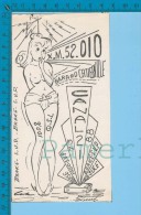 Sexy QSL Base Cartier Ville Quebec Canada  ( XM-52.., CB Radio QSL  ) Recto/verso - CB-Funk