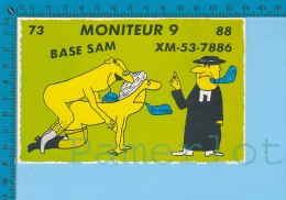 Sexy QSL Victoriaville Quebec Canada Base Sam  ( XM-53.., CB Radio ) Recto/verso - CB-Funk