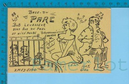 Sexy QSL -  Base Du Parc -  St-Nicephore Quebec Canada  ( XM-53.., CB Radio ) Recto/verso - CB