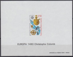 France Sc2287 Europa, Discovery Of America, Navigation Instruments, Deluxe Proof, Epreuve - Christopher Columbus